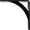Ekena Millwork Legacy Steel Bracket, Powder Coated Black 2"W x 8"D x 8"H BKTM02X08X08LEPBL - alternate 9